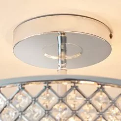Vogue Lighting Vogue Crystal Hudson 3 Light Flush Ceiling Fitting -DUNEL House Shop 30743040 alt04