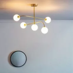 Vogue Lighting Vogue Hartwell 5 Light 32cm Flush Chandelier -DUNEL House Shop 30743064 alt02