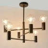 Vogue Lighting Vogue Forsan 6 Light Flush Chandelier 2 Vogue Lighting Vogue Forsan 6 Light Flush Chandelier -DUNEL House Shop 30743078