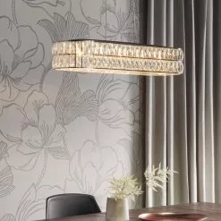 Vogue Lighting Vogue Crystal Armoury Integrated LED Diner Ceiling Fitting 75cm -DUNEL House Shop 30743084 alt04