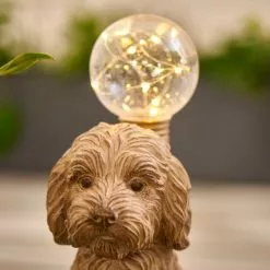 Dunelm Cockapoo Solar Light Natural -DUNEL House Shop 30748343 alt02