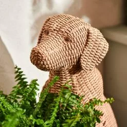 Dunelm Rattan Effect Labrador Planter -DUNEL House Shop 30748392 alt01
