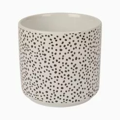 Dunelm Ceramic Dotty Plant Pot -DUNEL House Shop 30751217 alt02