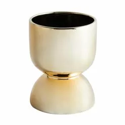 Dunelm Ceramic Curves Planter Gold 30cm 6 Dunelm Ceramic Curves Planter Gold 30cm -DUNEL House Shop 30751227 alt01