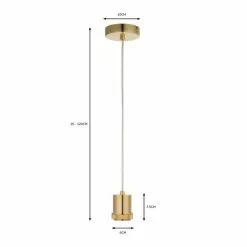 Dunelm Arran Bathroom Flex Ceiling Fitting -DUNEL House Shop 30752902 alt07