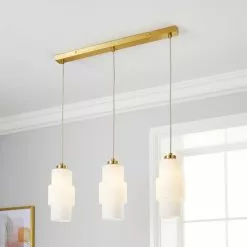 Dunelm Elena 3 Light Diner Ceiling Fitting