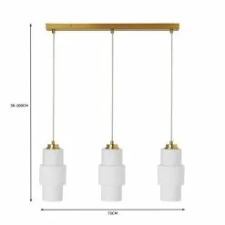 Dunelm Elena 3 Light Diner Ceiling Fitting -DUNEL House Shop 30752912 alt07