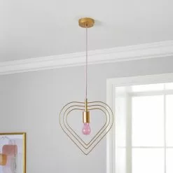 Dunelm Heart 1 Light Pendant Ceiling Fitting -DUNEL House Shop 30752919 alt06