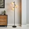 Elements Jaula 3 Light Rattan Floor Lamp -DUNEL House Shop 30752932