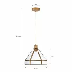 Dunelm Katja 1 Light Pendant Ceiling Fitting -DUNEL House Shop 30752936 alt07