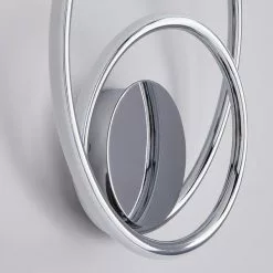 Dunelm Langdon Chrome Integrated LED Bathroom Wall Light -DUNEL House Shop 30752937 alt02