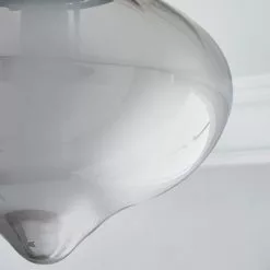 Dunelm Voyager 1 Light Smoked Flush Ceiling Fitting -DUNEL House Shop 30752951 alt02