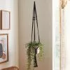 Dunelm Macrame Black Plant Hanger -DUNEL House Shop 30753308