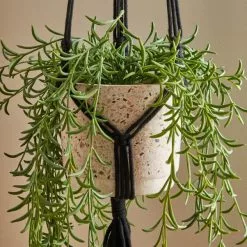Dunelm Macrame Black Plant Hanger -DUNEL House Shop 30753308 alt01