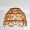 Dunelm Miah Rattan Easy Fit Pendant -DUNEL House Shop 30753345