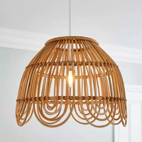 Dunelm Miah Rattan Easy Fit Pendant 3 Dunelm Miah Rattan Easy Fit Pendant