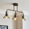 Dunelm Nicholas 3 Light Industrial Ceiling Fitting -DUNEL House Shop 30753354