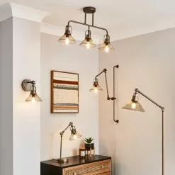 Dunelm Nicholas 3 Light Industrial Ceiling Fitting -DUNEL House Shop 30753354 alt06