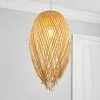 Dunelm Jasmine Rattan Easy Fit Pendant -DUNEL House Shop 30753360