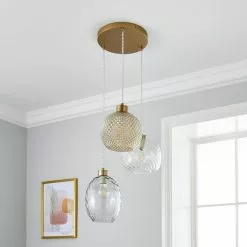 Dunelm Elodie 3 Light Cluster Ceiling Fitting -DUNEL House Shop 30753363 alt01