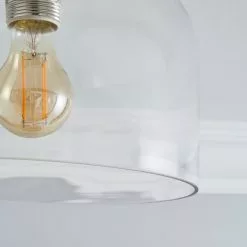 Dunelm Palazzo Clear 1 Light Flush Fitting -DUNEL House Shop 30753371 alt02