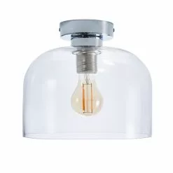 Dunelm Palazzo Clear 1 Light Flush Fitting -DUNEL House Shop 30753371 alt05