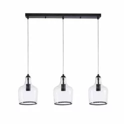 Dunelm Lenny 3 Light Black Diner Ceiling Fitting -DUNEL House Shop 30753379 alt05