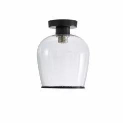 Dunelm Lenny 1 Light Black Flush Ceiling Fitting -DUNEL House Shop 30753380 alt05