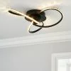 Dunelm Oria 3 Light LED Black Ceiling Fitting -DUNEL House Shop 30753387