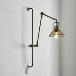 Dunelm Nicholas Industrial Adjustable Wall Light