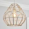 Dunelm Decorative Cane Easy Fit Pendant -DUNEL House Shop 30753398