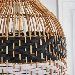 Dunelm Yanha Rattan Easy Fit Pendant 40cm -DUNEL House Shop 30753427 alt02