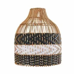 Dunelm Yanha Rattan Easy Fit Pendant 40cm -DUNEL House Shop 30753427 alt05