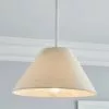 Dunelm Luna Conical Natural Shade 35cm -DUNEL House Shop 30754790