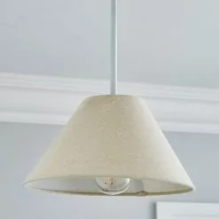 Dunelm Luna Conical Natural Shade 35cm -DUNEL House Shop 30754790 alt01