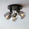 Dunelm Palazzo 3 Light Smoked Glass Spotlight -DUNEL House Shop 30754813
