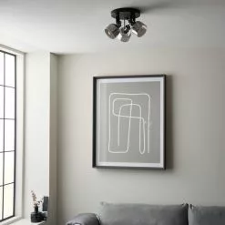 Dunelm Palazzo 3 Light Smoked Glass Spotlight -DUNEL House Shop 30754813 alt03