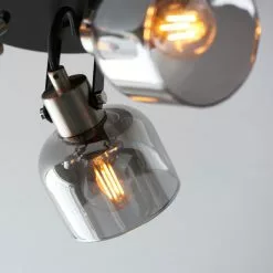 Dunelm Palazzo 3 Light Smoked Glass Spotlight -DUNEL House Shop 30754813 alt04