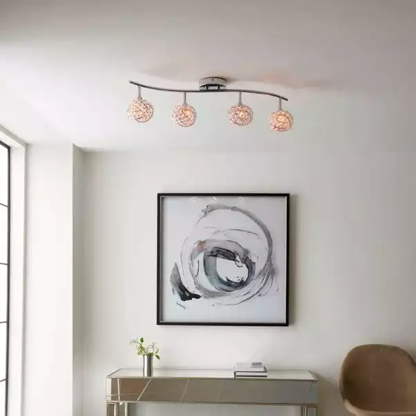 Dunelm Cecillie 4 Light Spotlight Bar 5 Dunelm Cecillie 4 Light Spotlight Bar - Image 3