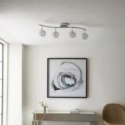 Dunelm Cecillie 4 Light Spotlight Bar 11 Dunelm Cecillie 4 Light Spotlight Bar -DUNEL House Shop 30754828 alt03