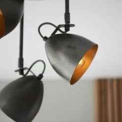 Dunelm Rolton 3 Light Gunmetal Spotlight -DUNEL House Shop 30754830 alt05