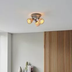 Dunelm Ohio 3 Light Grey Spotlight -DUNEL House Shop 30754832 alt02