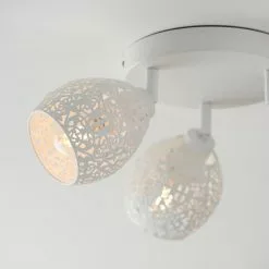 Dunelm Fearne 3 Light White Spotlight -DUNEL House Shop 30754841 alt04