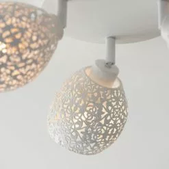 Dunelm Fearne 3 Light White Spotlight -DUNEL House Shop 30754841 alt05