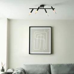 Dunelm Lyla 4 Light Spotlight Bar -DUNEL House Shop 30754848 alt02