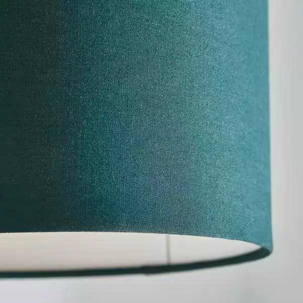 Dunelm Ava Bottle Green Drum Shade 20cm 5 Dunelm Ava Bottle Green Drum Shade 20cm - Image 3