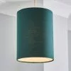 Dunelm Ava 15cm Bottle Green Cylinder Shade -DUNEL House Shop 30755337