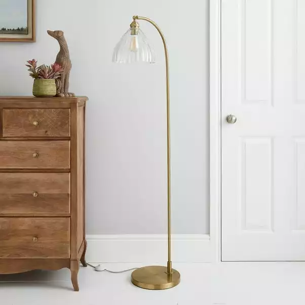 Churchgate Allexton Glass Floor Lamp 4 Churchgate Allexton Glass Floor Lamp - Image 2