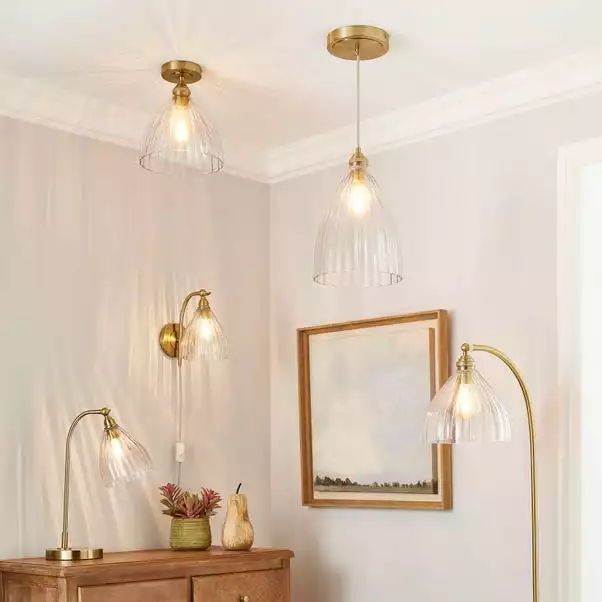 Churchgate Allexton Glass Floor Lamp 8 Churchgate Allexton Glass Floor Lamp - Image 6