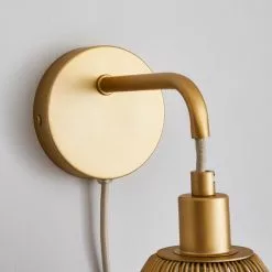 Elements Jaula Gold Easy Fit Plug In Wall Light 11 Elements Jaula Gold Easy Fit Plug In Wall Light -DUNEL House Shop 30755627 alt03